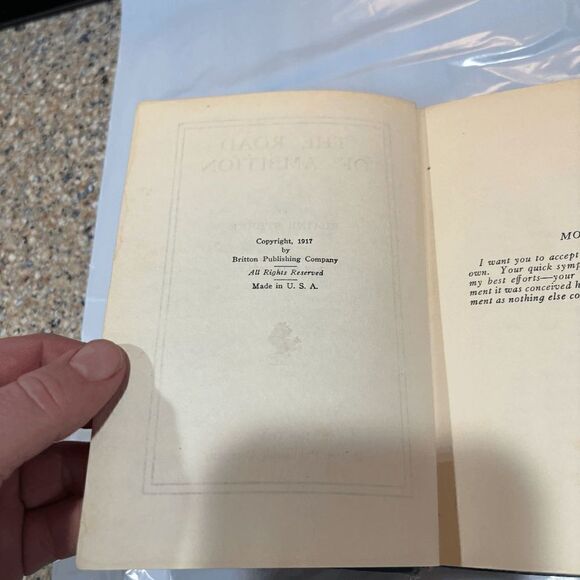 Vintage 1917 Elaine Sterne "The Road Of Ambition" 1st edition Ill Ray N. Jackson - Picture 6 of 11